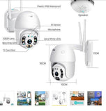 PTZ IP HD WIFI rotirajuća IR kamera sa zvukom