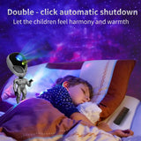 Alien lampa Zvezdano nebo projektor Galaxy projektor Noćno svetlo sa projekcijom zvezdanog neba LED zvezde Atmosfera mira i opuštanja Igračka projektora Vanzemaljski ton Noćna svetla sa podesivim osvetljenjem Dnevna soba
