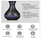 DIFUZOR Aromatherapy/400ml/7 LED lights