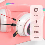 Mačkaste ženske Bluetooth slušalice Led osvetljenje - Mačkaste ženske Bluetooth slušalice Led osvetljenje