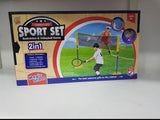 Set 2 in 1 Badminton i odbojka