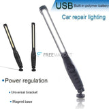 Prenosna Led Cob Slim USB punjiva lampa sa magnetom