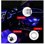 LED RGB auto niti ambijentalno osvetljenje enterijer auta - LED RGB auto niti ambijentalno osvetljenje enterijer auta