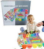 3u1 Drvena logaritamska tabla sa perlama