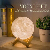 MOON LIGHT - mesec lampa 18cm