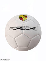 Bela kožna fudbalska lopta porsche