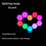 LED sijalice/heksagon/6 kom/ 7 LED boja - Ali tako