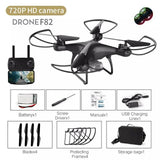 DRON F82 /HD kamera/ beli/crni
