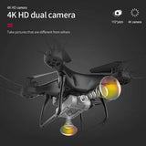 DRON F82 /HD kamera/ beli/crni