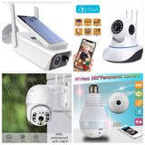 Kamera HD WiFi Solarna za Bebe sijalica vodootporna SD web