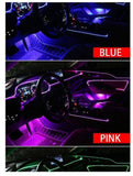 LED RGB auto niti ambijentalno osvetljenje enterijer auta - LED RGB auto niti ambijentalno osvetljenje enterijer auta