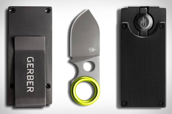 Gerber novcanik noz, stipaljka za novac sa skrivenim nozem - Gerber novcanik noz, stipaljka za novac sa skrivenim nozem