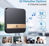 WiFi video zvono za vrata ip kamera Wireless Interfon + 3 ba - WiFi video zvono za vrata ip kamera Wireless Interfon + 3 ba