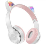Slusalice MACJE usi bluetooth sa LED svetlom/sve boje