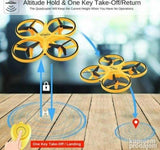 Dron F65 - upravlja se pokretima ruke - senzori i led svetla