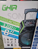 BLUETOOTH zvučnik GHIA/bežični mikrofon - BLUETOOTH zvučnik GHIA/bežični mikrofon - Ali tako