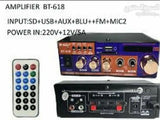 BLUETOOTH pojačalo BT-618/stereo audio power amplifier