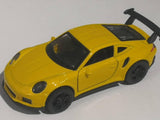 Metalni autić Porches 911 turbo žuti