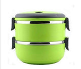 Lunch box posude za hranu sa dva nivoa