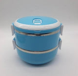 Lunch box posude za hranu sa dva nivoa
