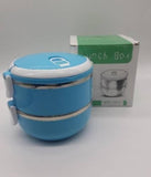Lunch box posude za hranu sa dva nivoa