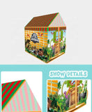 Šator-kuća Dinosaurus+ loptice za decu - Šator-kuća Dinosaurus+ loptice za decu