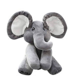 Peekaboo raspevani slon sivi - Peekaboo raspevani slon sivi