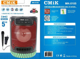 BLUETOOTH zvučnik 5"/CMiK MK-5105/sa mikrofonom - BLUETOOTH zvučnik 5"/CMiK MK-5105/sa mikrofonom