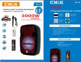 BLUETOOTH zvučnik 6.5"/CMiK MK-169/sa mikrofonom - BLUETOOTH zvučnik 6.5"/CMiK MK-169/sa mikrofonom