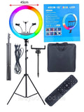 Ring light RGB KED 18 inca - Ring light RGB KED 18 inca