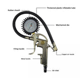 Pistolj za pumpanje gume sa manometrom