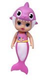 Baby shark gumena muzička lutka roze