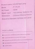 UV LED lampa za nokte F1 plus 120W - UV LED lampa za nokte F1 plus 120W
