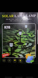 Solarne lampe X20 (paket od 6 komada) za travnjake i bašte - Solarne lampe X20 (paket od 6 komada) za travnjake i bašte