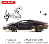 Lamborghini aventador metalni, muzički autić