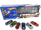 Hot wheels Avengers tobogan kamion transporter - Hot wheels Avengers tobogan kamion transporter