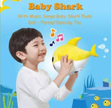 Baby shark žuta plišana muzička beba ajkula