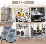 Set od 4 neklizajuća podmetača za veš mašinu - Set od 4 neklizajuća podmetača za veš mašinu