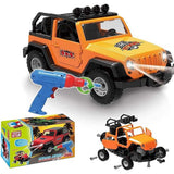 Auto  jeep rasklopiva igračka sa šrafilicom na baterije