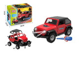 Auto  jeep rasklopiva igračka sa šrafilicom na baterije