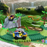 Dinosaurs zabavni park sa vulkanom