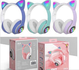 Bluetooth slušalice mačje uši sa LED svetlom