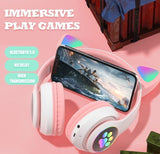 Bluetooth  slušalice sa svetlećim ušima-Bluetooth Slusalice - Bluetooth  slušalice sa svetlećim ušima-Bluetooth Slusalice