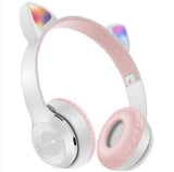 Bluetooth slušalice mačje uši sa LED svetlom p47m - Bluetooth slušalice mačje uši sa LED svetlom p47m