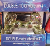 Džojstik za ps4 maskirni zeleni double motor vibration 4
