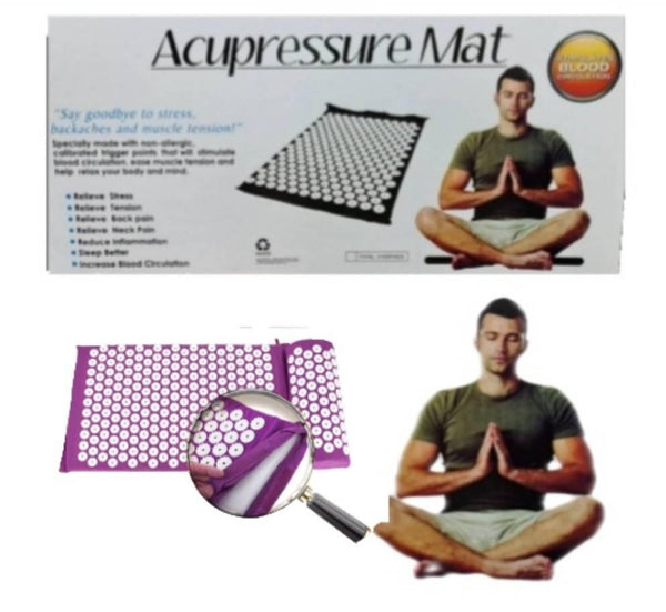 Akupunkturna masažna joga mat