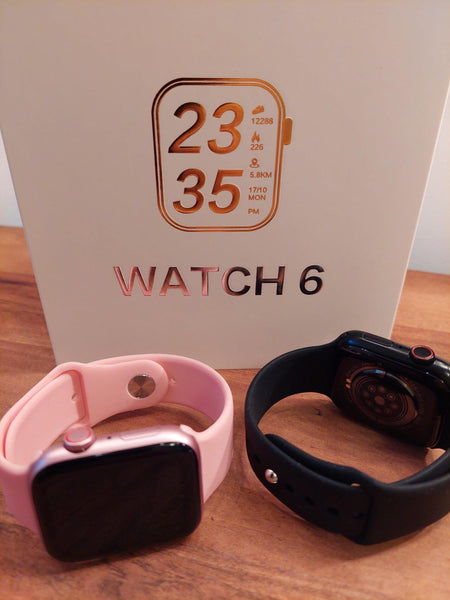 WATCH 6 Pametni sat Smart sport fitness crni beli i roze