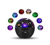 Bluetooth zvucnik led laser projektor zvezdano nebo