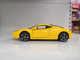 Ferrari 458 žuti metalni autić