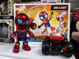 Spiderman metalni super heroj sa vozilom - Spiderman metalni super heroj sa vozilom